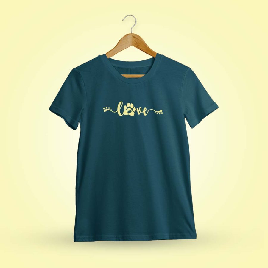 Dog Lover Petrol T-Shirt